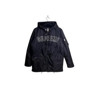 Supreme FW16 Arc Logo N-3B Parka Black Size S